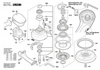 Bosch 0 601 250 703 Gex 150 Turbo Assembly Drawing 230 V / Eu Spare Parts